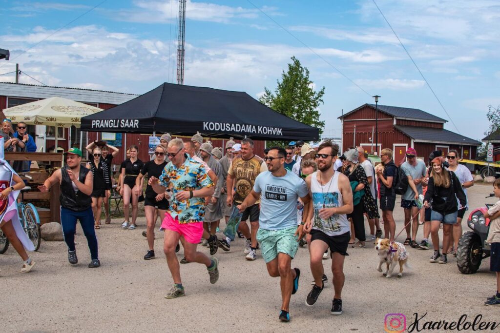 Prangli saunajooks start jooksjad 2024